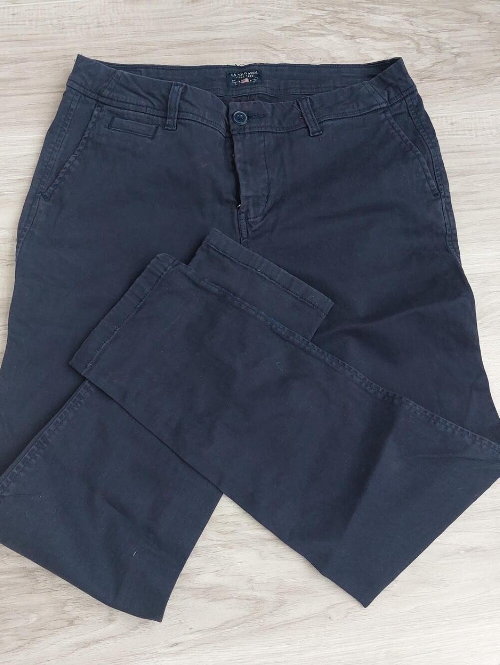 Women's Dark Navy Casual Chino Pants